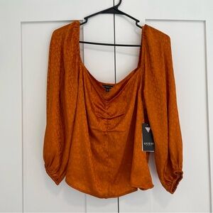 🧡🐆 GUESS LEOPARD PRINT TOP 🐆🧡